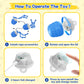 Automatic Rolling Interactive Dog Ball Toy With Rope