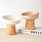 Ceramic Elevated Pet Food Water Bowl for Cats Dogs