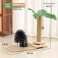 Solid Wood Cat Climbing Frame Scratching Board Toy