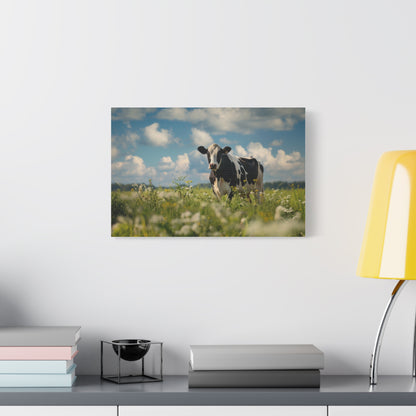 Holstein "Daisy" Friesian Cow Canvas 1.25"