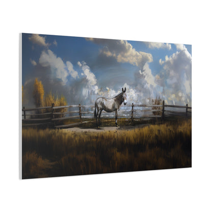 Donkey "Eeyore" Canvas 1.25"