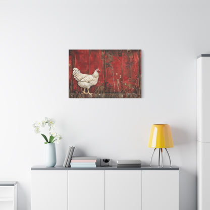 Leghorn "Spice" Chicken Canvas 1.25"