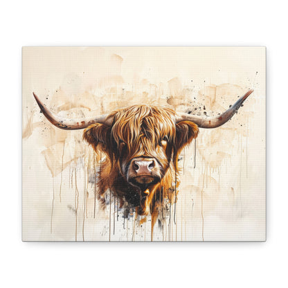 Highland "Red" Cow Canvas 1.25"