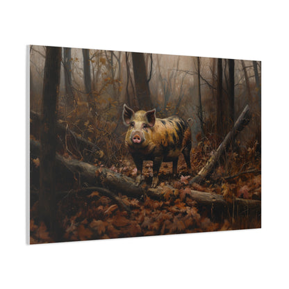 Kune Kune "Koa" Pig Canvas 1.25"