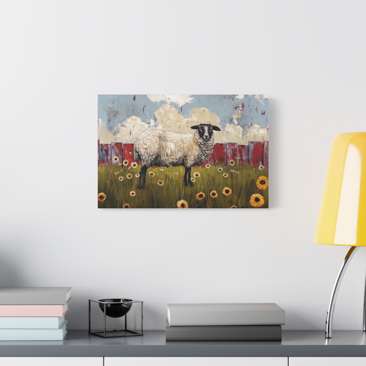 Suffolk "Bella" Sheep Canvas 1.25"