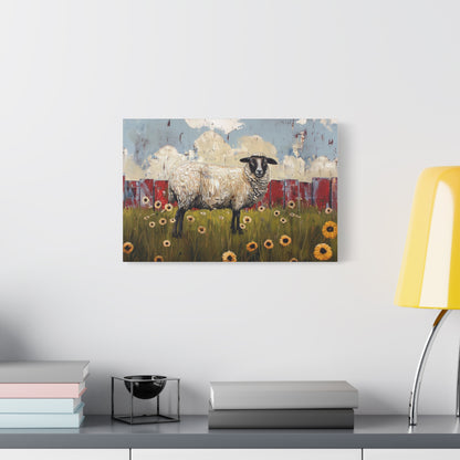 Suffolk "Bella" Sheep Canvas 1.25"