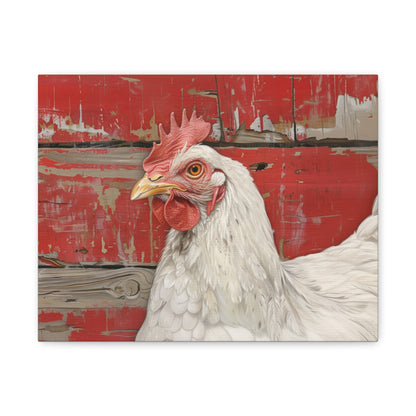 Leghorn "Bella" Chicken Canvas 1.25"