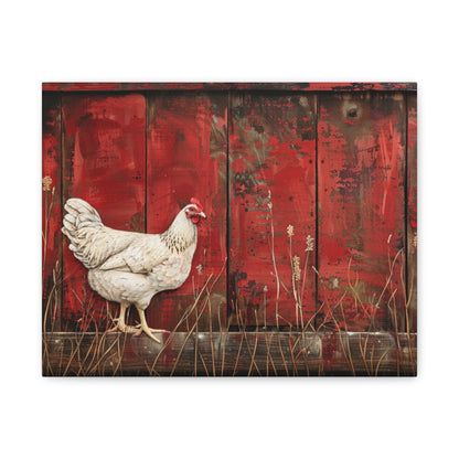 Leghorn "Spice" Chicken Canvas 1.25"