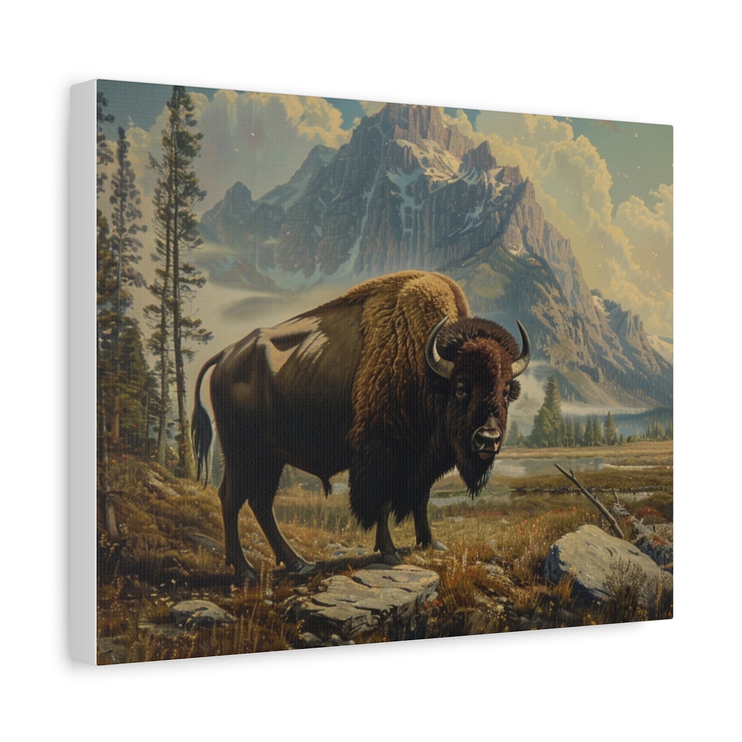 American "Whisper" Buffalo Canvas 1.25"