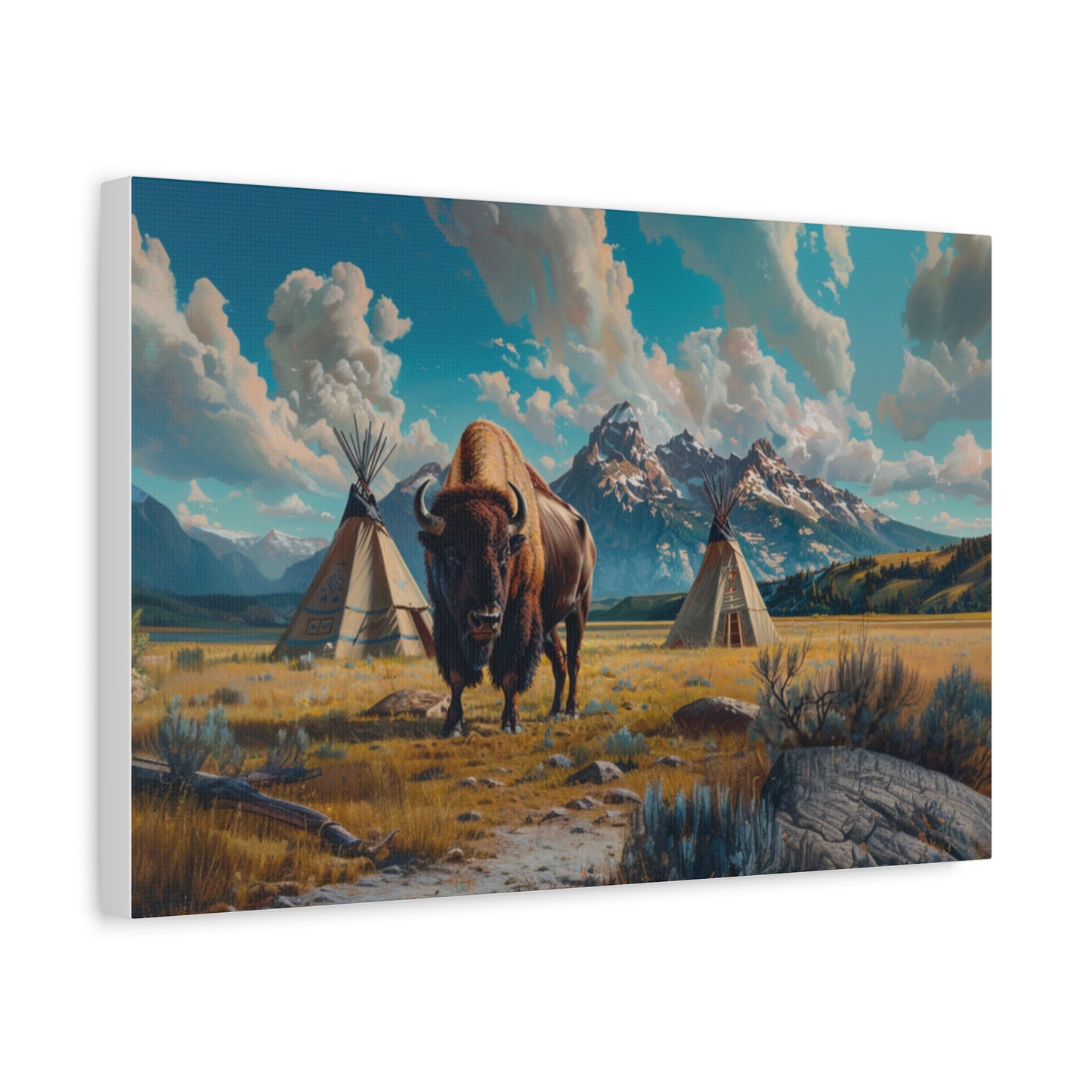 American "Dakota" Buffalo Canvas 1.25"