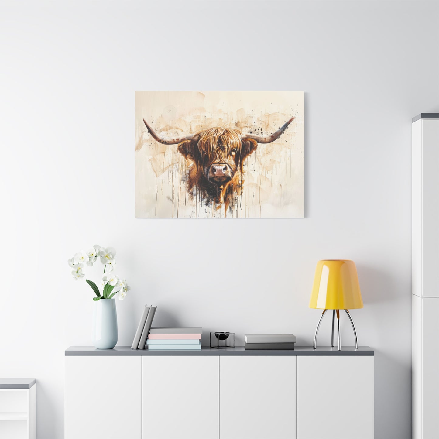 Highland "Red" Cow Canvas 1.25"