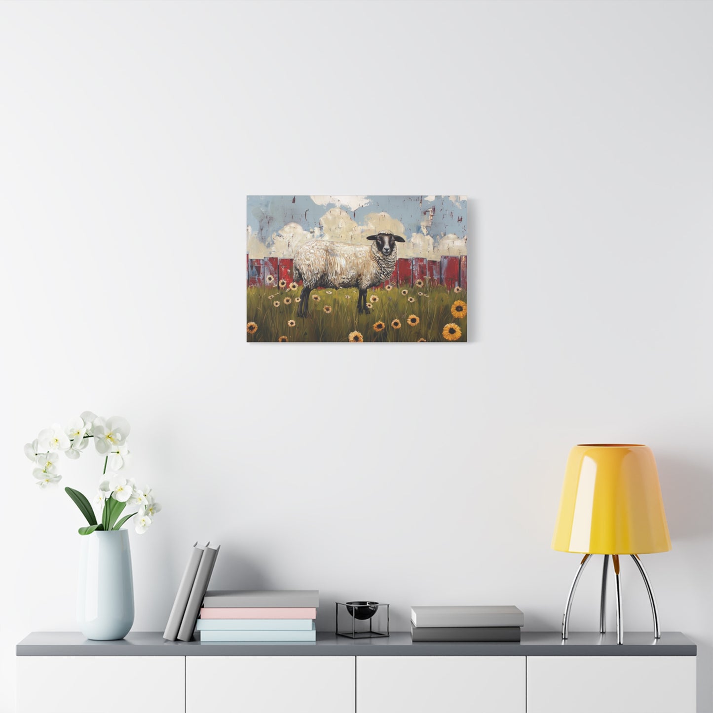 Suffolk "Bella" Sheep Canvas 1.25"