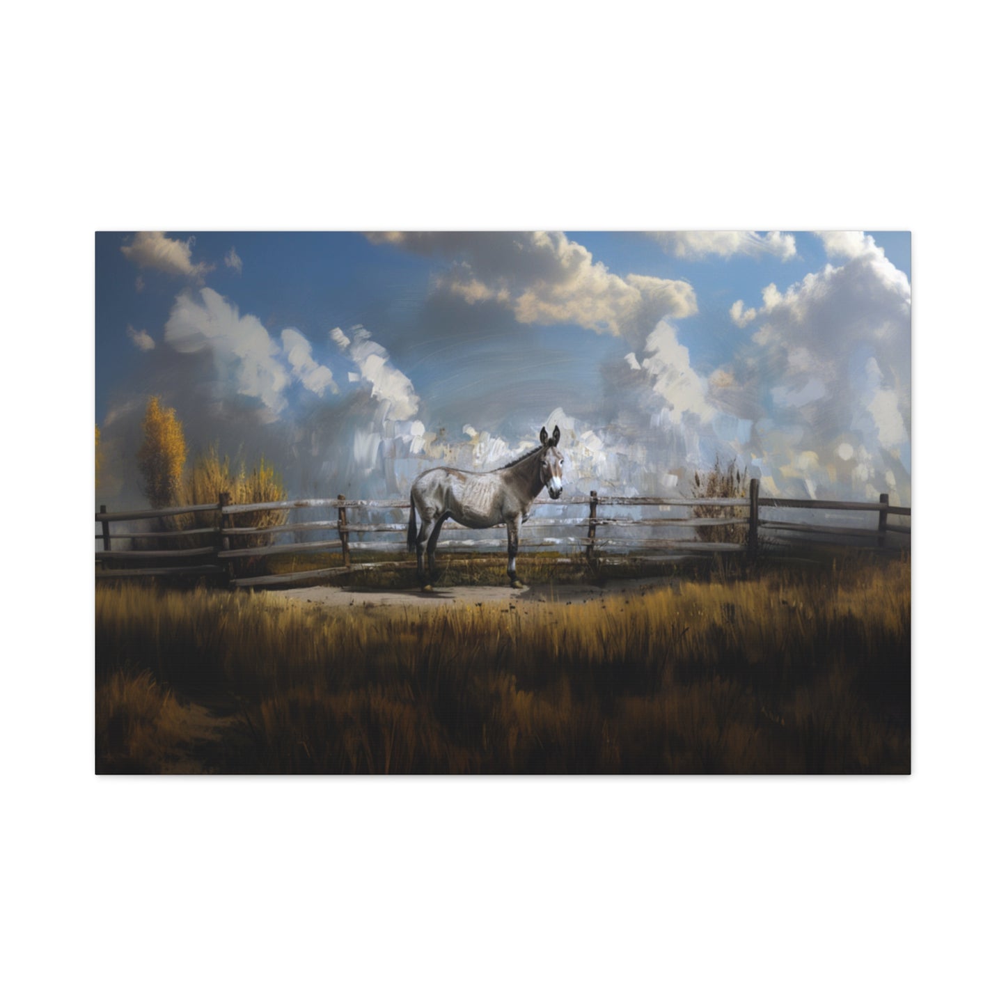 Donkey "Eeyore" Canvas 1.25"