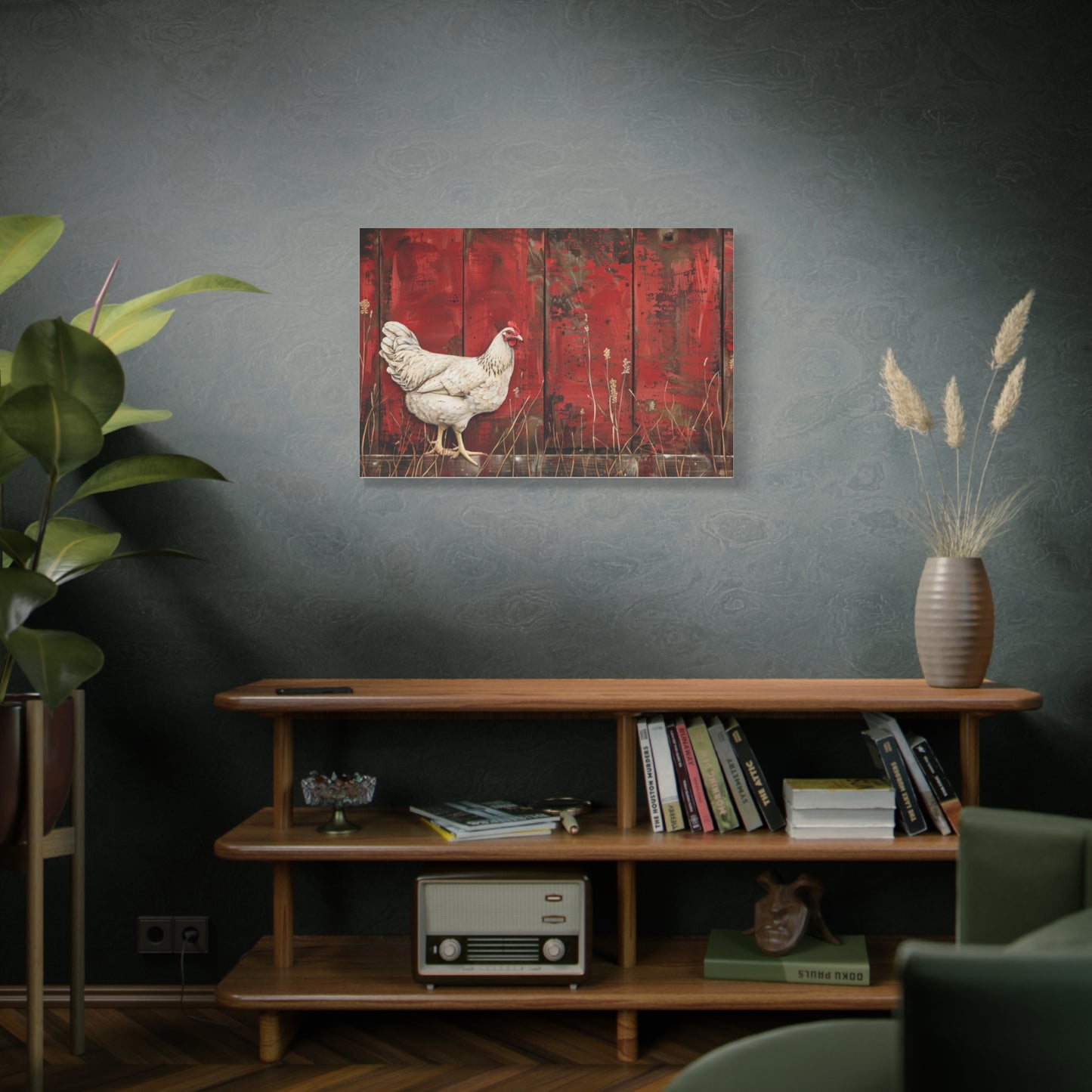 Leghorn "Spice" Chicken Canvas 1.25"