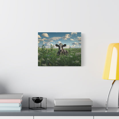 Holstein "Sky" Friesian Cow Canvas 1.25"