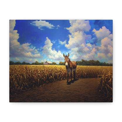 Donkey "Opie" Canvas 1.25"