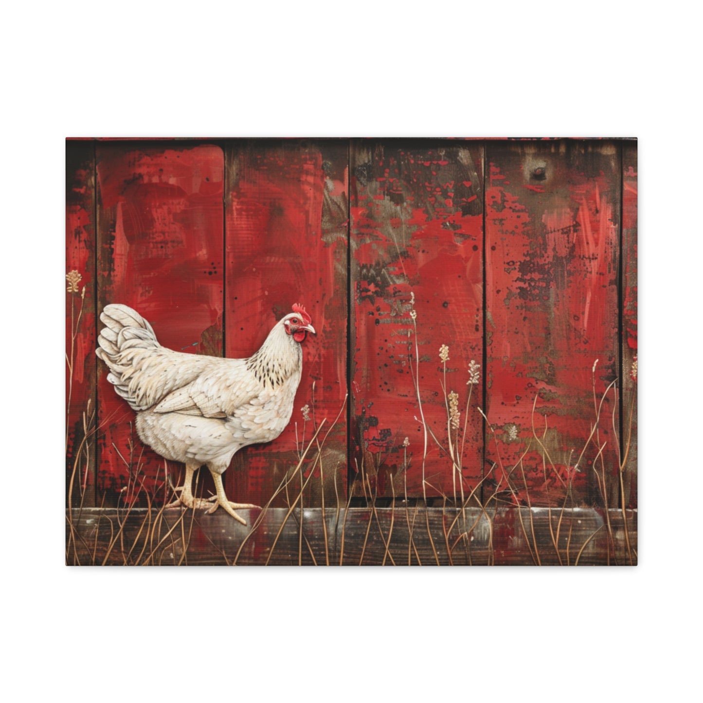 Leghorn "Spice" Chicken Canvas 1.25"