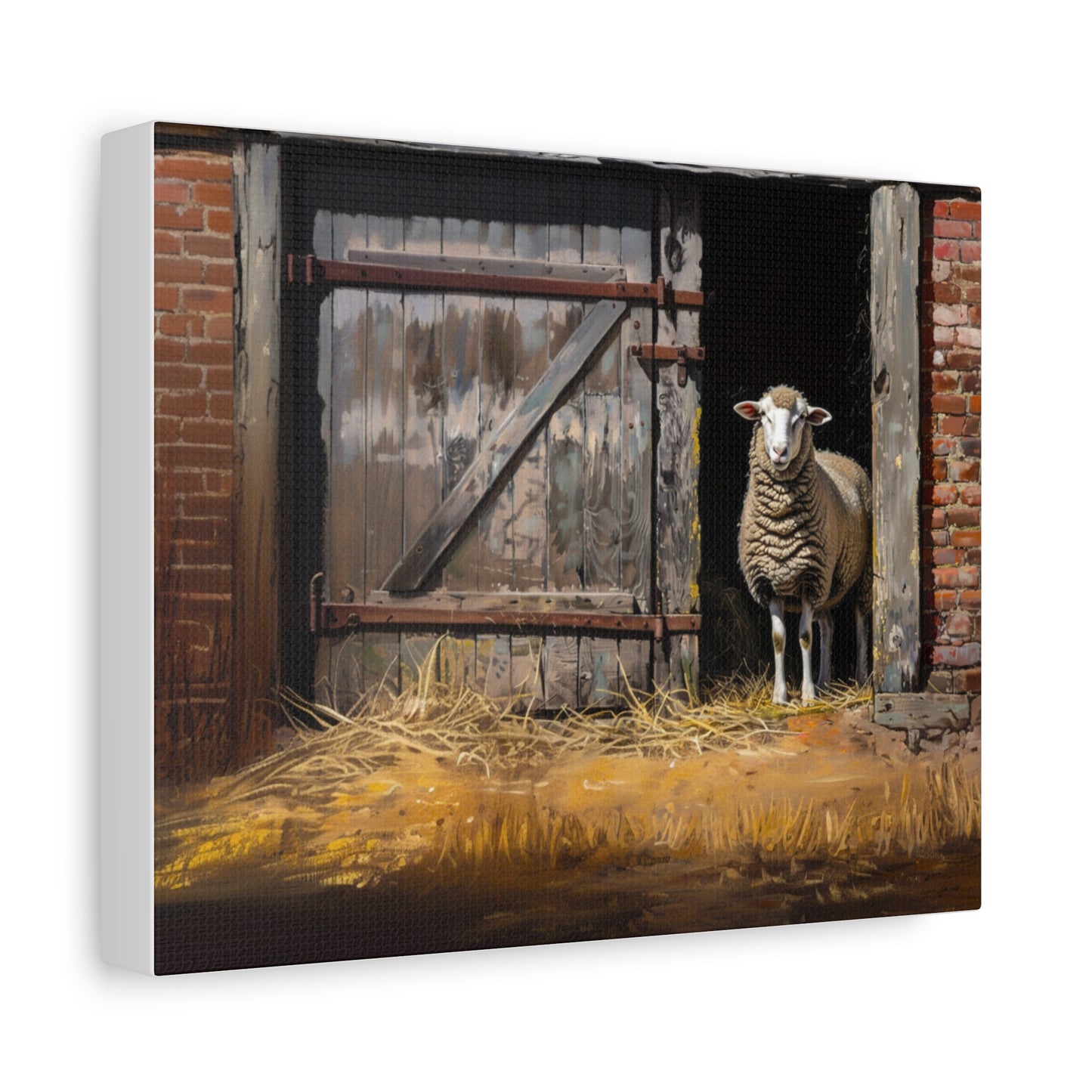 Suffolk "Dottie" Sheep Canvas 1.25"