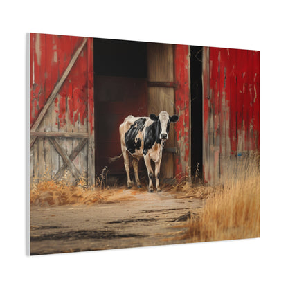 Holstein "Stella" Friesian Cow Canvas 1.25"