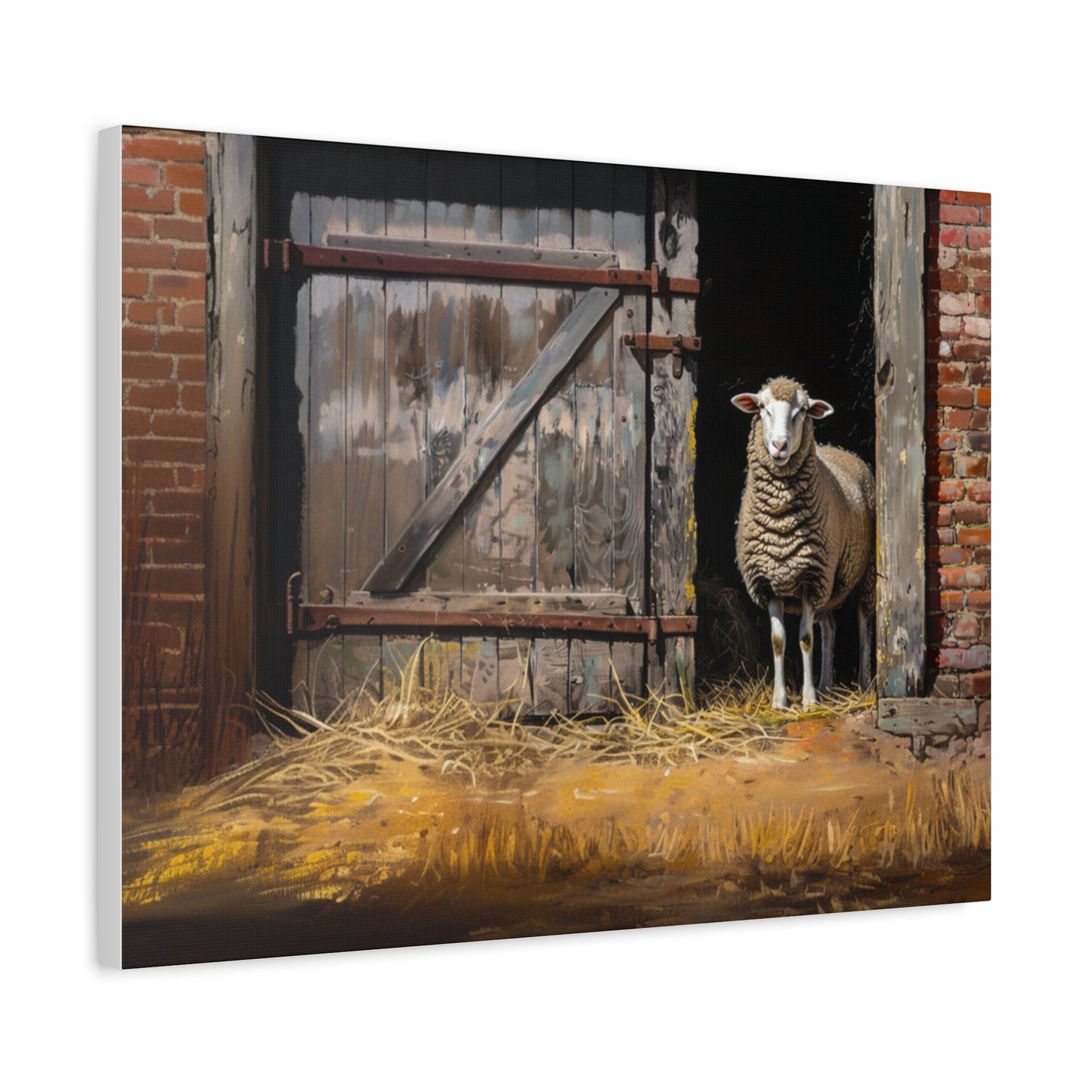 Suffolk "Dottie" Sheep Canvas 1.25"