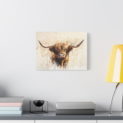 Highland "Red" Cow Canvas 1.25"