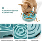 Non Slip Slow Feeder Anti Gulping Dog Bowl