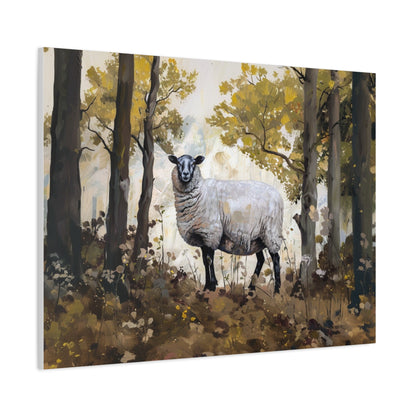 Suffolk "Dolly" Sheep Canvas 1.25"