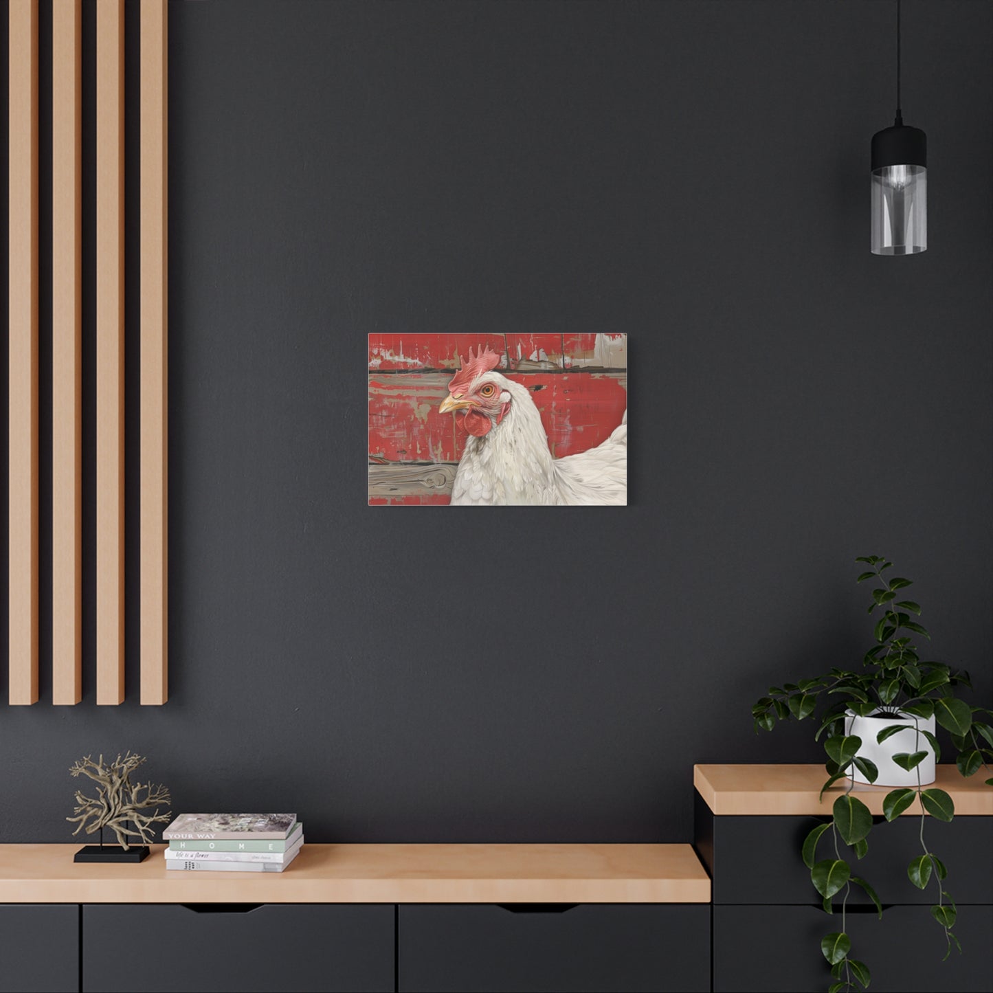 Leghorn "Bella" Chicken Canvas 1.25"