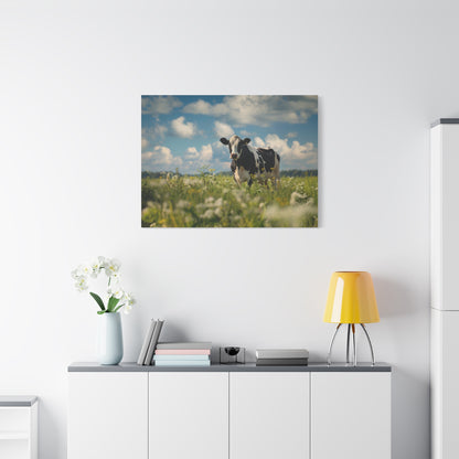 Holstein "Daisy" Friesian Cow Canvas 1.25"