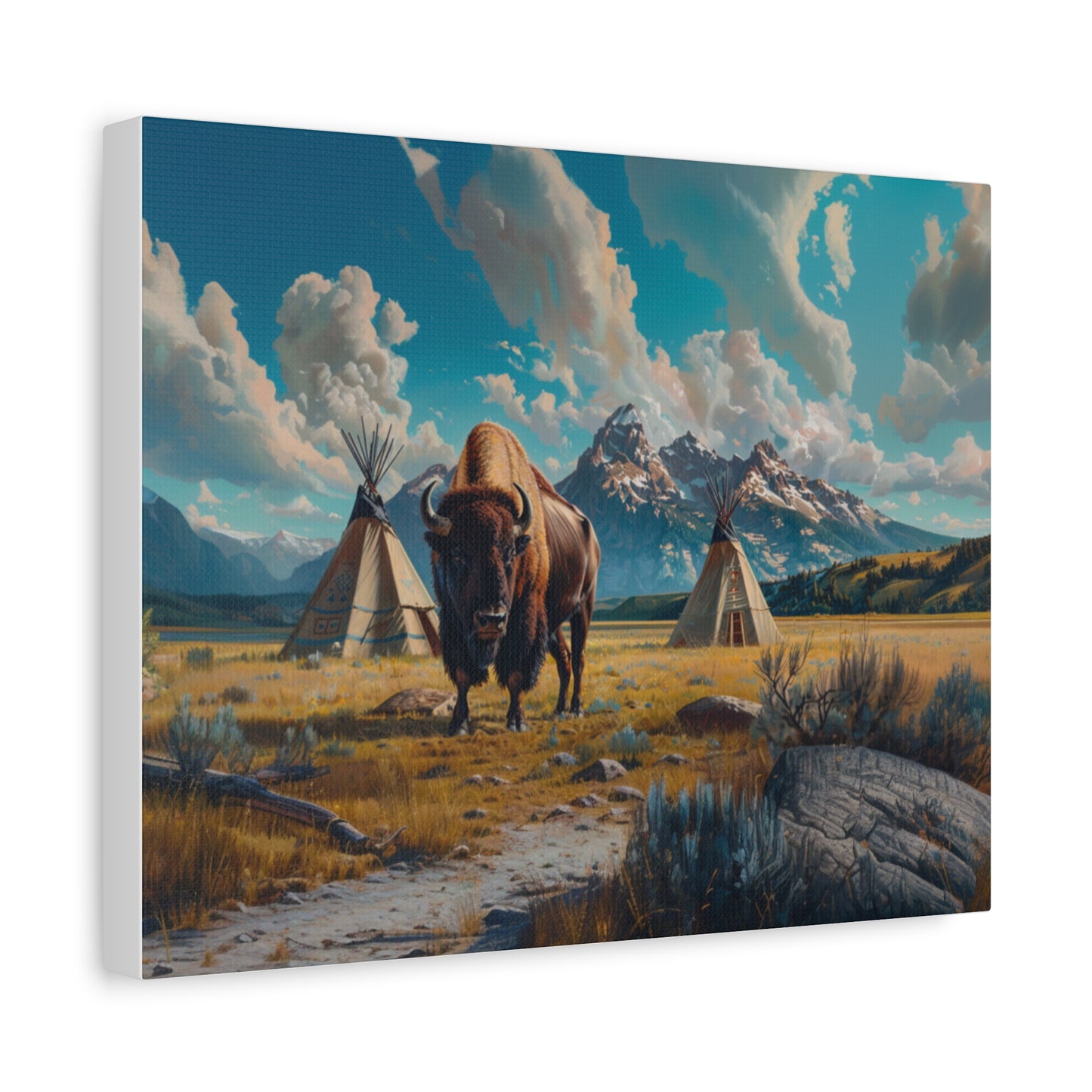 American "Dakota" Buffalo Canvas 1.25"