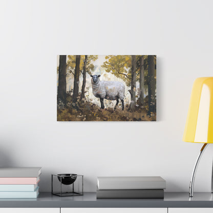 Suffolk "Dolly" Sheep Canvas 1.25"