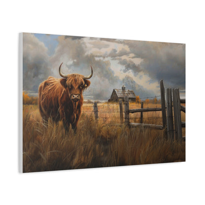 Highland "Fergus" Cow Canvas 1.25"