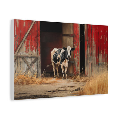 Holstein "Stella" Friesian Cow Canvas 1.25"