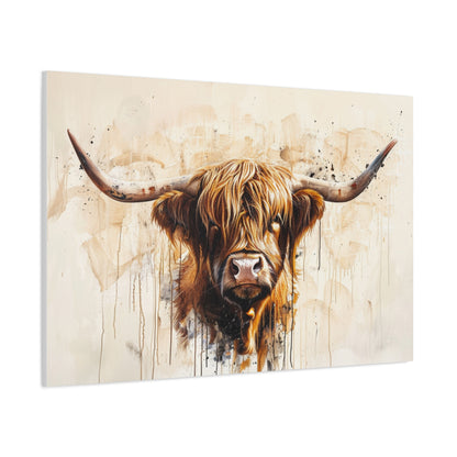 Highland "Red" Cow Canvas 1.25"