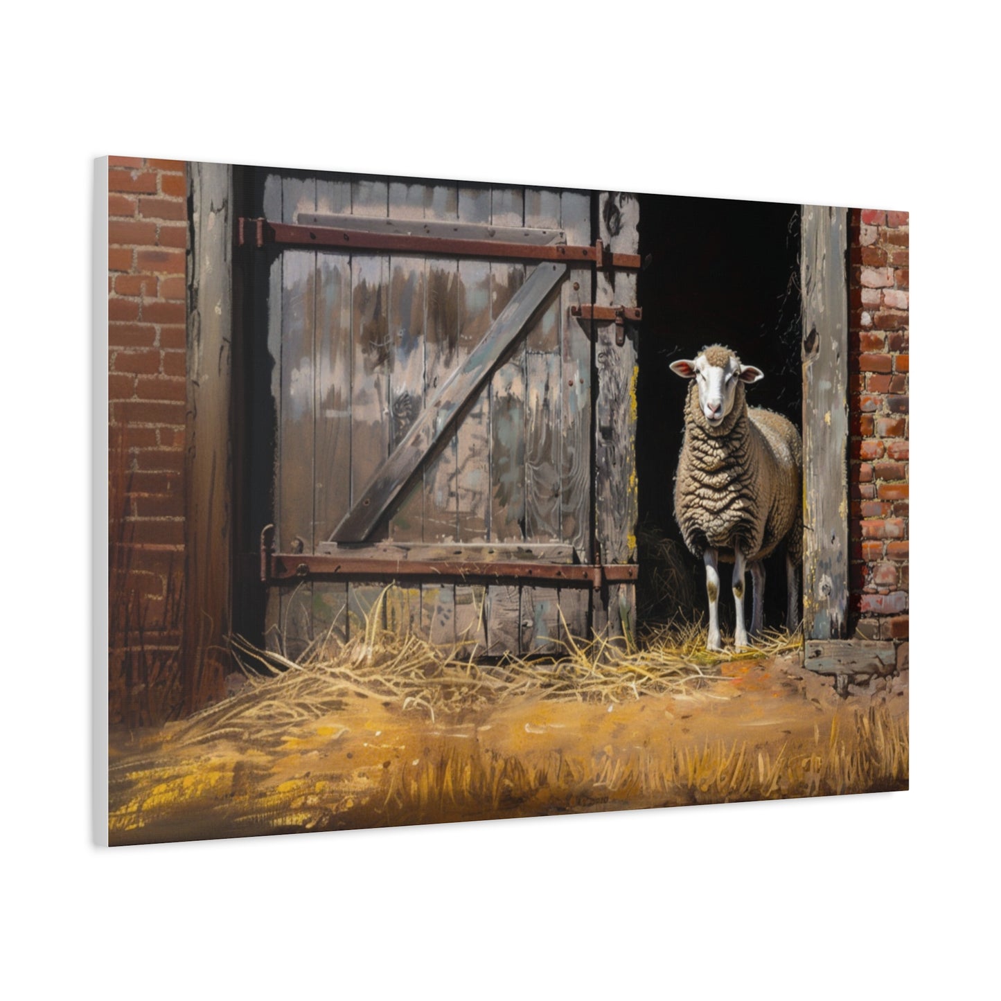 Suffolk "Dottie" Sheep Canvas 1.25"