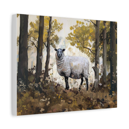 Suffolk "Dolly" Sheep Canvas 1.25"