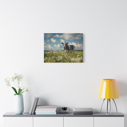 Holstein "Daisy" Friesian Cow Canvas 1.25"