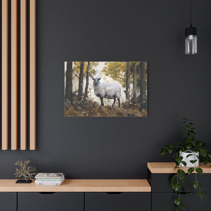 Suffolk "Dolly" Sheep Canvas 1.25"