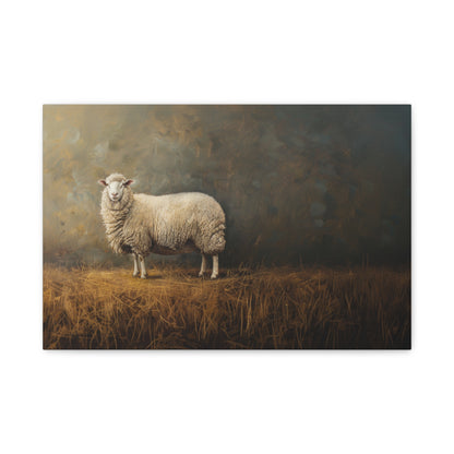 Suffolk "Molly" Sheep Canvas 1.25"