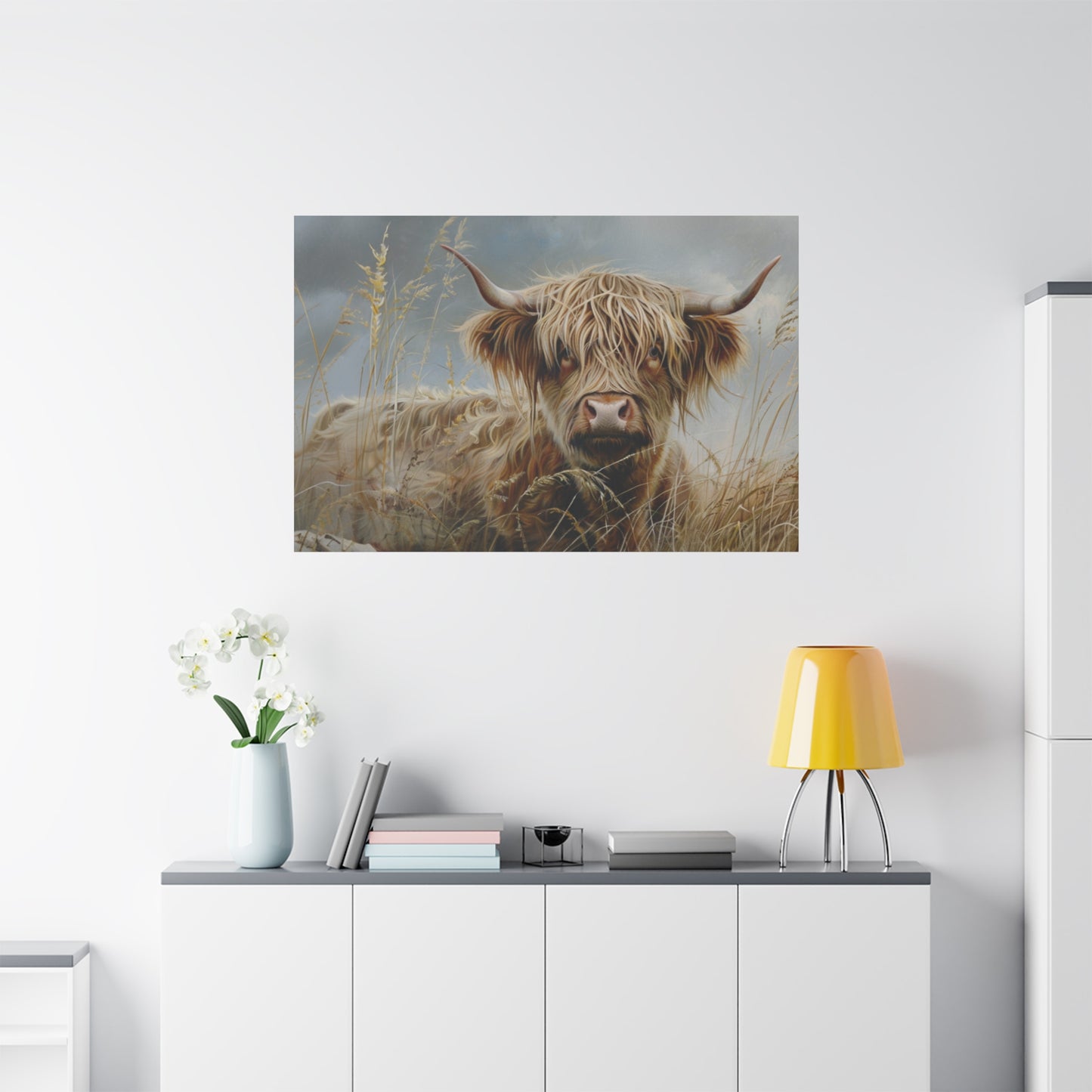 Highland "Goldilocks 2" Cow Canvas 1.25"