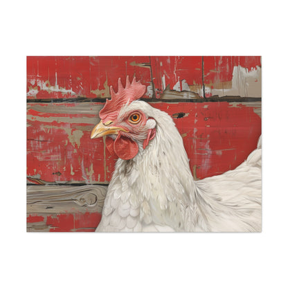 Leghorn "Bella" Chicken Canvas 1.25"