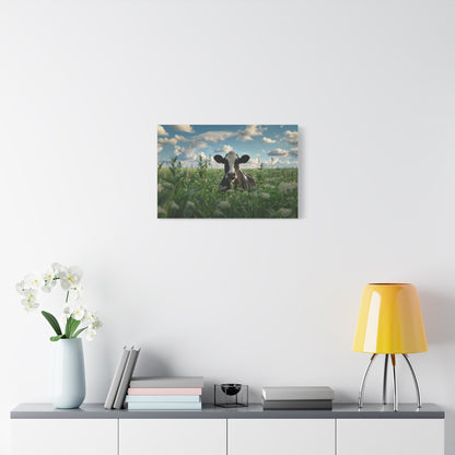 Holstein "Sky" Friesian Cow Canvas 1.25"