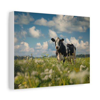 Holstein "Daisy" Friesian Cow Canvas 1.25"