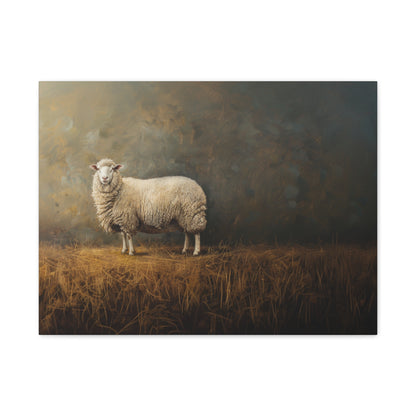 Suffolk "Molly" Sheep Canvas 1.25"