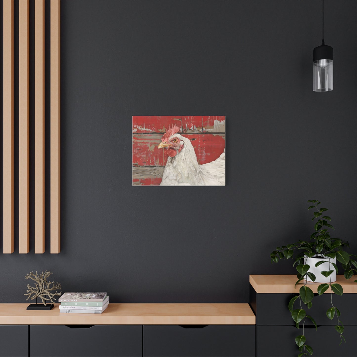 Leghorn "Bella" Chicken Canvas 1.25"