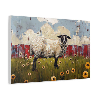 Suffolk "Bella" Sheep Canvas 1.25"