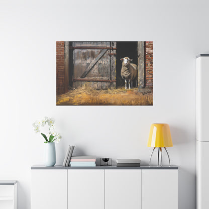 Suffolk "Dottie" Sheep Canvas 1.25"