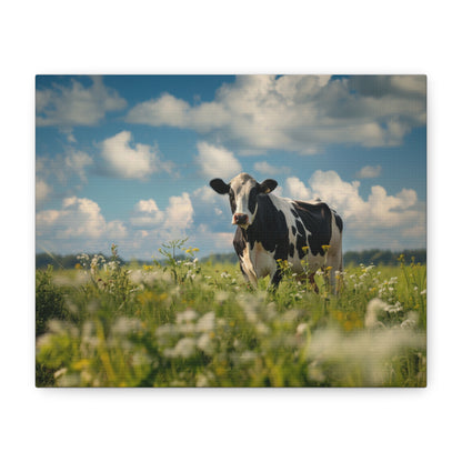 Holstein "Daisy" Friesian Cow Canvas 1.25"