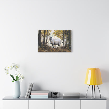 Suffolk "Dolly" Sheep Canvas 1.25"