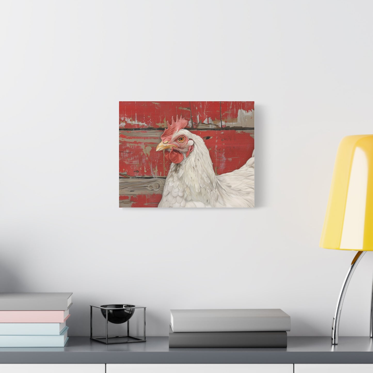 Leghorn "Bella" Chicken Canvas 1.25"